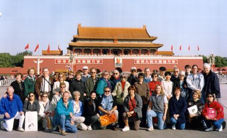 China Tour Group at Tianamen Square